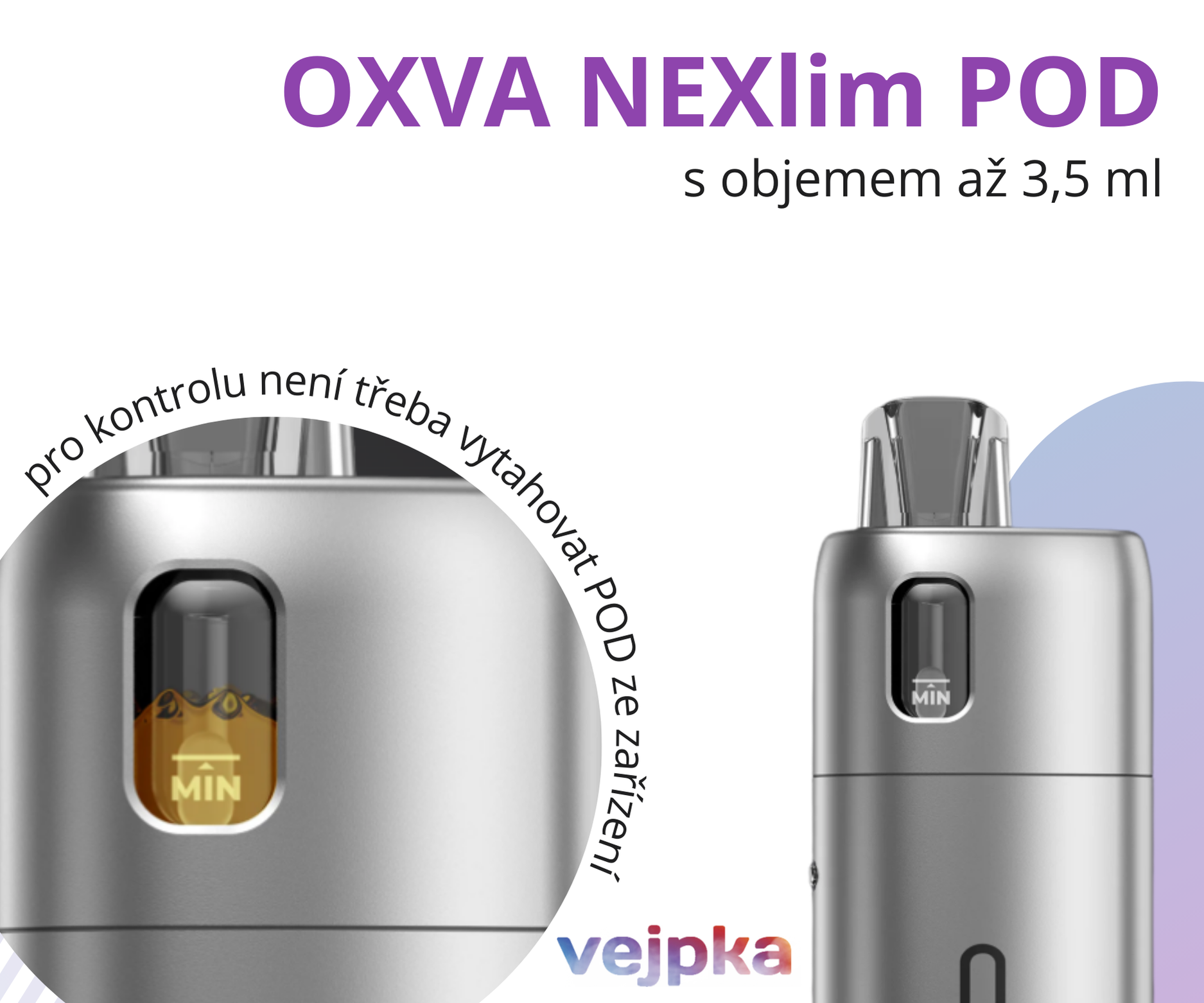 OXVA ONEO hranica e-liquidu